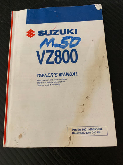 Suzuki VZ800 Owners Manual