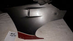1988 ZX 600 R LOWER COWL, BELLY FAIRING, RED/GRAYSTONE 55048-5220-C4