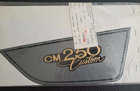 CM250 Custom Right Side Cover Decal