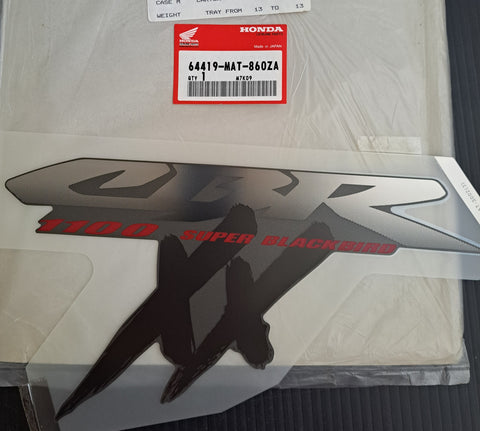 CBR1100XX Cowl Decal