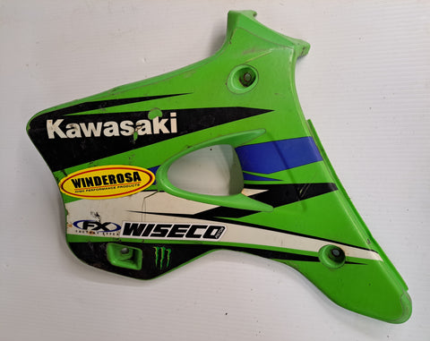 KX125 K250 Left Rad Shroud