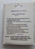 Hyrdraulic Brake light Switch