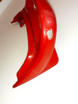 EX500 Red Rear Grab Rail Bar