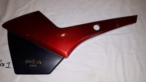 YAMAHA XS 400 SECA LEFT SIDE COVER, SIDE PANEL RED