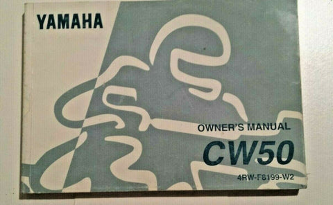 CW 50 YAMAHA OWNERS MANUAL
