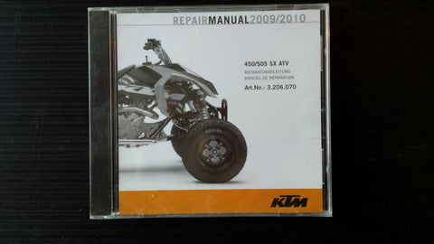 KTM REPAIR MANUAL ATV 450 / 505 SX #3206070