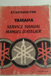 YAMAHA ET/EC340G/TGS SERVICE MANUAL OEM YAMAHA
