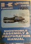 1980 KAWASAKI SNOWMOBILE ASSEMBLY PREPARATION MANUAL ST440-A3