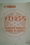 YAMAHA YT125G TRI-MOTO MANUAL, OEM MANUAL 3X3-28197-70