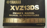 XVZ13DS YAMAHA OWNERS MANUAL