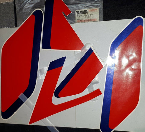 1987 FZR 1000 LEFT SIDE COVER GRAPHIC SET