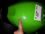 2012 NINJA 250 LTD GAS TANK GREEN