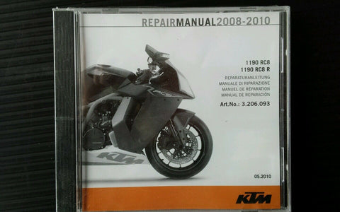 KTM REPAIR MANUAL 1190 RC8 , 1190 RC8 R , 2008-2010 #3206093