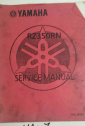 1985 RZ350RN SERVICE MANUAL OEM YAMAHA