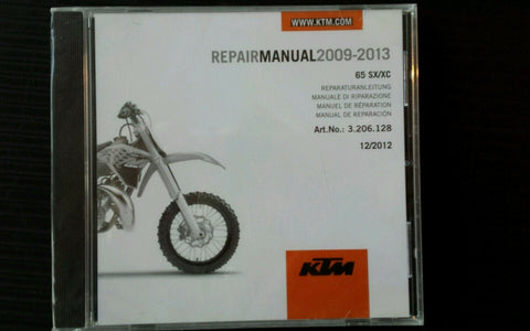 KTM REPAIR MANUAL 65 SX/XC 2009-2013 KTM #3206128