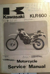 1984 KLR600 KL600 KAWASAKI MANUAL