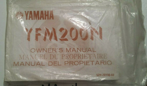 YFM200N YAMAHA OWNER'S MANUAL