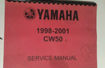 1998-2001 YAMAHA CW 50 MANUAL 4RW-28197-2K-00