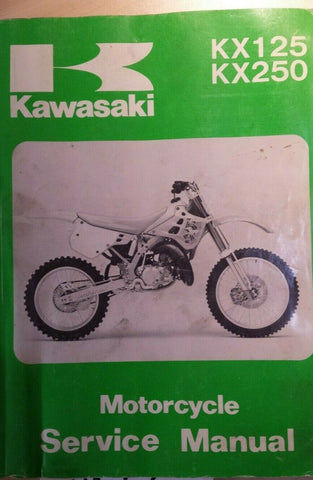 1990 1991 KX125 KX250 KAWASAKI SERVICE MANUAL