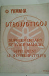 1981 YAMAHA DT80J / DT100J SUPPLEMENTARY SERVICE MANUAL OEM YAMAHA