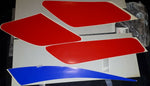 1989-1990 FZR 600 LEFT SIDE COVER GRAPHIC SET