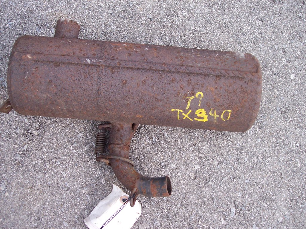 1979 TX340 Exhaust Muffler Oshawa Cycle Salvage