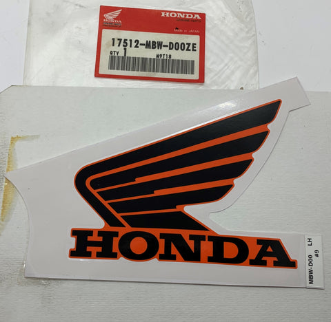 CBR600 Left Tank Decal