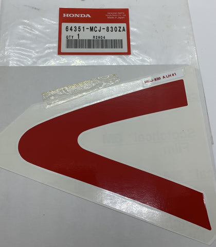 CBR900RR L Cowl Decal