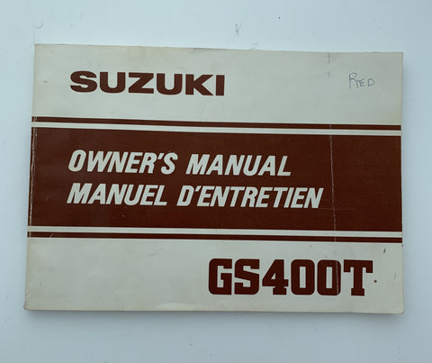 GS400T Owners Manual