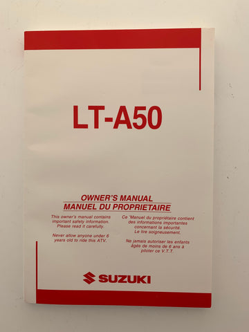 LT-A50 ATV Owners Manual