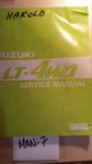 1987 SUZUKI LT 4WD SERVICE MANUAL