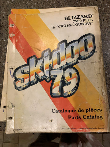 1979 Blizzard 7500 Parts Catalog