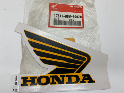 CBR600F4 Right Tank Decal