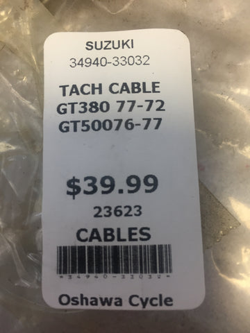 GT380 GT500 Tach Cable