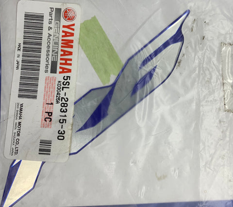 YZFR6 Upper Cowl Left Decal