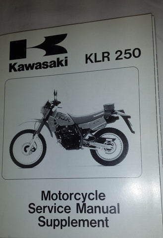 KLR250 Service Manual Supplement