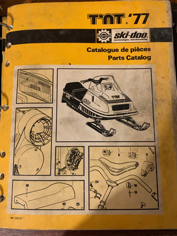 1977 Skidoo TNT Parts Catalog